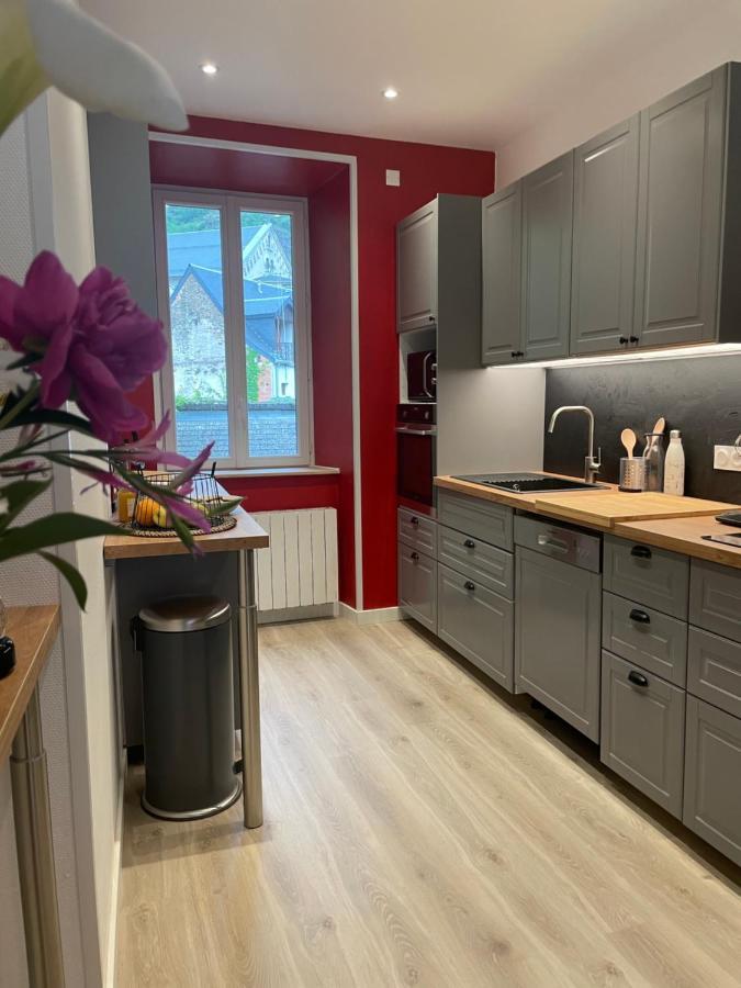 Bel appartement T3 rénové avec cour intérieure - Villa Marie Bagnères-de-Luchon Esterno foto